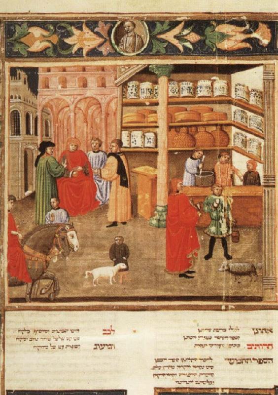 unknow artist Scene of Pharmacy,from Avicenna's Canon of Medicine china oil painting image